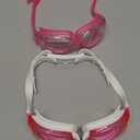 EverSport Kids Swim Goggles, Pack of 2 Swimming Goggles for Children Teens, Anti-Fog Anti-UV Youth Swim Glasses for Age4-16 (Rosered & Pink)