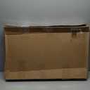 Black Glass Golden Monthly Dry Erase Calendar Whiteboard for Wall, 17" x 23", Frameless Large Planner White Board for Home Kitchen Office, 4 Wet Erase Markers Included, Yeoux