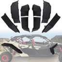 X3 XXL Wider Fender Flares, Upgraded Front & Rear Combination Extended Mud Guards Compatible with Can Am Maverick X3 & X3 Max All Models 2017-2024 Accessories (8PCS)