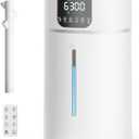 AreShark 4.2 Gal/16L Humidifier Large Room, Cool Warm Mist 2000ft Whole House Air Humidifiers for Bedroom, Plants, Adults, 60H Runtime, Humidity Setting, Easy to Clean, Top Fill, Extension Tube