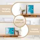 Natural 14x18 Picture Frame Lightweight yet Durable Frame Wall Hanging