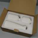 Ceramic Vase,Small Vases for Decor,Set 3 Modern Boho Vases for Flower Pampas,Fit for Living Room Desk Shelf Decor (White)