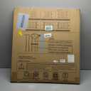 Cumbor 29.7-46" Baby Gate for Stairs, Toddler Safety Essentials for The House, Auto Close Dog Gate for Doorways, Mom's Choice Awards Winner-Easy Install Pressure Mounted Pet Gates for Dogs, White