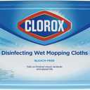 Clorox Disinfecting Wet Mopping Cloths, Rain Clean, 24 Wet Refills (Package May Vary)