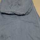 chouyatou Women's Loose Adjustable Strap Wide Leg Denim Bib Overall Jeans Pants XL