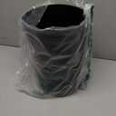 Bathroom Trash Can 1.8 Gallon Garbage Can Waste Basket Recycling Bin for Dorms Bedrooms Offices Kitchens, 2 Pack Black