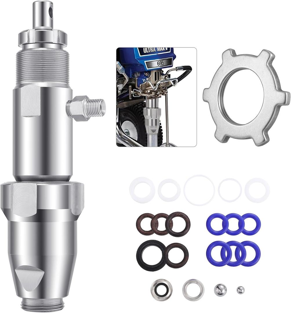 248-204 Airless Paint Sprayer Pump Compatible with Graco 695 795, Compatible with Ultra Max II GMax 3900 Paint Sprayer Replaceable Pump with Repair Accessories