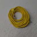 HUANCHAIN 12/3 Gauge Heavy Duty Outdoor Extension Cord 25 ft Waterproof with Lighted end, Flexible Cold-Resistant 3 Prong Electric Cord Outside, 15Amp 1875W 12AWG SJTW, Yellow, ETL