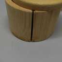 2Pcs Bamboo Salt Cellar with Magnetic Swivel Lid & Spoon, 6 oz Spice Bowl Bamboo Storage Box Salt Container to Store Pepper, Table Salt, Gourmet Salts, Spice, Sugar(SIZE:6 oz)