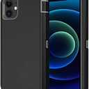 for iPhone 15 Plus Case, Heavy Duty 3-Layer [Shockproof] [Drop Proof] [Dust Proof] Rugged Protective Defender Cover with [2 x Screen Protector] for Apple iPhone 15 Plus