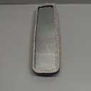 Bling Rhinestone Rearview Mirror, Car Interior Clip-on Rear View Accessories Decorations Panoramic Rear View Mirror with Bling Rhinestones Crystal Diamonds Edge for SUV, Truck (1 PC, Silver)