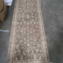 30X84" Runner Rug, Machine Washable Area Rug with Non-Slip Backing, Vintage Style, Soft, Easy Clean, Low Pile Rug for Hallway, Entryway, Kitchen, Bedroom