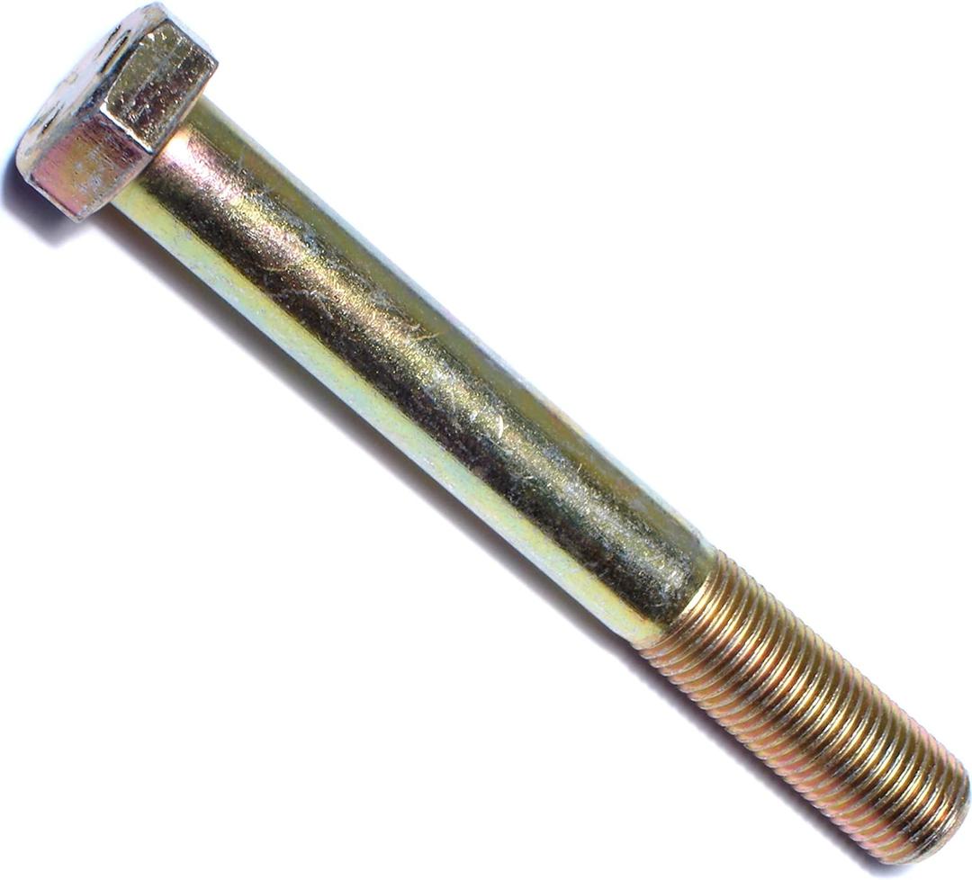 Hard-to-Find Fastener Grade 8 Fine Hex Cap Screws, Bulk Pack, Steel Hex Bolts for Construction, Home Improvement, 1/2-20 x 4, Pack of 10