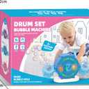 Bubble Machine for Kids Toddlers, Automatic Bubble Blower with Light  Durable Bubble Maker Machine for Indoor Outdoor Wedding Party, Easter Gifts for Kids , Pink, Pack 2