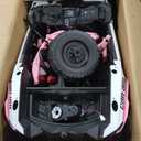 2 Seater Ride on UTV Car, Licensed Can-Am Electric Off-Road Car, 4WD Kids Truck w/Remote Control, 2 * 24V 7AH Batteries, 4 * 200W Motor, 23" Large Seat, EVA Tires, Spring Suspension (Pink)