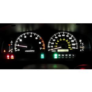 WLJH White Instrument Panel Dash Cluster Gauge Indicator Led Light Kit Fits 1992-2000 Honda Civic EG EX EK EJ SRS DX LX SI HX Civic Del Sol, Pack Of 23