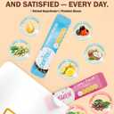 DAILY PULSE 2 in 1 Instant Coffee Meal Replacement  100% Arabica with Garcinia Cambogia & Green Tea, Sugar Free Low Calorie Energy Drink, 14 Single Serve Sticks with straws (15 Second Prep) (EXP 05/22/27)