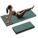 ILILI Foldable Yoga Mat 10mm, Extra Thick, Extra Long, 75x26x0.4 Inch, TPE