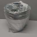 OBTANIM 8 Pack Galvanized Metal Buckets with Handle Ice Pails for Plants, Succulents, Party Favors Organizing, Rustic Home Decor or Classrooms Pencil Storage (9 x 5.9 inch)