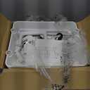 Pipishell 3 Tier Rolling Cart Organizer, Plastic Rolling Cart with Lockable Wheels & Reinforced Handle, Lightweight Utility Cart Storage Cart for Nursery, Kitchen, Bathroom, Craft Room, White, PIUC14W