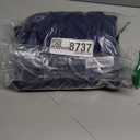 PI Blackout Curtains, Room Darkening Privacy Treatment, Room Divider Closet Curtain for Front Door/Sliding Door/Closet/Patio (Navy, W34XL80)