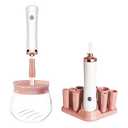 Makeup Brush Cleaner Machine - Super Fast Makeup Brush Cleaner and Dryer - Automatic Brush Cleaner Tool Suit for Most Makeup Brush Sizes