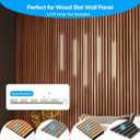 Besseto 10 Pack 1M/3.3Ft LED Aluminum Channel for Wall Panel,Wood Slat Wall Panel LED Strip Light Aluminum Channel Profile for Living Room Bedroom Bathroom Stairs (Black-10Pack 3.3Ft)