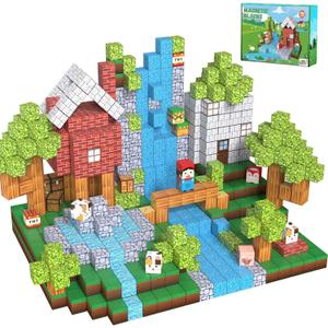 Magnetic Building Blocks for Kids - 150pcs Magnetic Cubes Tiles, STEM Montessori Educational Construction Toys for Toddlers Boys & Girls Ages 3-4, 5-10 Year Olds Christmas Birthday Gifts Stacking Toy