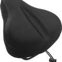 Bike Seat Cushion, Comfortable Bicycle Saddle Cover for Indoor and Outdoor Cycling, Padded Gel Cover for Exercise, Mountain & Road Bikes, Universal Fit for Peloton & Stationary Bikes