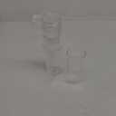 Hioasis 14Oz Plastic Cups Set of 4 Classic Vertical Stripe Plastic Cups