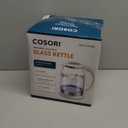 Cosori Electric Kettle, No Plastic Filter & Spout, Tea Kettle & Hot Water Boiler For Coffee & Tea, Water Heater & Teapot, Automatic Shut Off, Borosilicate glass, White, 1.7L/1500W (1.8 Quarts)