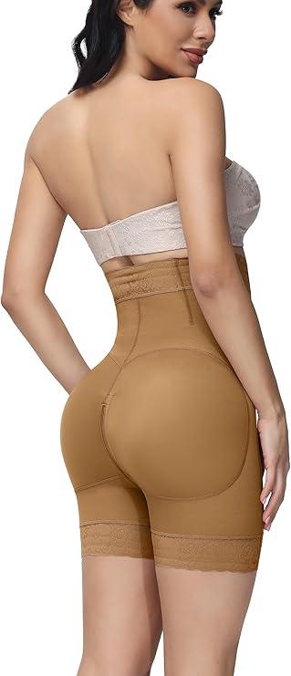 SHAPSHE Shapewear for Women Tummy Control Shorts Body Shaper High Waist Butt Lifter Panties Compression Underwear for Dresse, 3XL