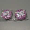 Pack of 2 Crochet Donut Stress - Positive Emotional Inspirational Support Cute Handmade Crochet Donut for Women Kids Friends Motivational Presents (Purple)