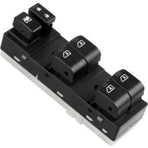 LCWRGS Master Power Window Switch Fits for 2009-2012 Nissan Maxima, 2007-2008 Infiniti G35, 2009-2013 Infiniti G37, 2011-2012 Infiniti G25, 2015 Infiniti Q40, 25401-9N00D, Front Left Driver Side
