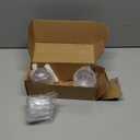 3 Piece Shower Knobs Replacement, Compatible with Price Pfister Windsor Tub and Shower Faucets, 12 Point Broach, Hot/Cold and Diverter Shower Handles Replacement (Clear Acrylic)