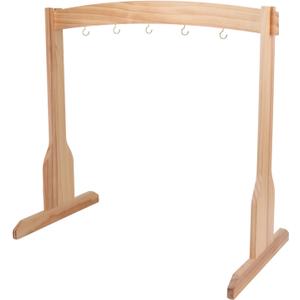 Chime Stand, Gong Target Stand, Koshi Chime Stand can hold a gong or five Chimes, Chimes Stand is easy to assemble for Sound Healing, Meditation
