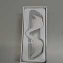 Under Eye Red Light Therapy Glasses, Red Light Therapy Device Microcurrent Eye Massager, Botanique Paris Eyes Bag Remover for Reduce Dark Circles and Wrinkles (White)