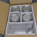 WELLIFE Mason Jars 32 oz, 6 Pack Quart Mason Jars Wide Mouth for Pickling,Canning, Decoration, Fermenting and Food Storage,Microwave & Dishwasher Safe