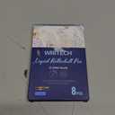 WRITECH Liquid Ink Rollerball Pens: Multi Colored 0.5mm Extra Fine Point Tip Rolling Roller Ball Pen 8ct Assorted Colors for Journaling Smooth Writing Note Taking No Bleed & Smudge & Smear