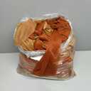 Ling's Moment Wedding Chiffon Chair Sashes Cover Aisle Decorations Draping Fabric Wrinkle-Free with Tie 16 Shades of Burnt Orange for Party Ceremony Reception Floral Arrangement Banquet Outdoor Decor