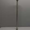 Ivilon Tension Curtain Rod - Hexagonal Spring Tension Rod for Windows or Shower, 36 to 54 Inch, Brushed Nickel