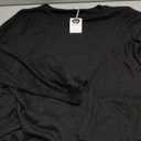 Moon Wood Plus Size Long Sleeve Bodysuit for Women, Crew Neck Bodysuits Tops for Curve Women, 2XL