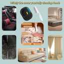 Pet Hair Removal Glove & Lint Mitt for Dogs, Cats - Electrostatic, Reusable & Washable Deshedding Grooming Mitt for Furniture, Car Seats, Couch, Carpet, Bedding