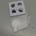 Air Tracker Tags-4 Pack, Item Finders Works with Apple Find My(iOS Only), Air Tracker Tags with 4 Case, Bluetooth Tracker Keys Finder and Item Locator & GPS Trackers for Kids/Pets/Dog/Luggage/Wallet (White)