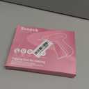 Handheld Micro Tagging Stitch Gun for Clothes - Quick Clothing Fixer - Mini Sewing Kit - Includes 6 Needle, 1000 Black Fasteners & 1000 White Fasteners (Purple)