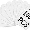 FEMELI 1000 Pcs Price Tags for Tag Gun, 1.75 x 1.1 Inches Unstrung Marking White Blank Paper Sale Tag for Clothes, Shoes, Jewelry