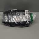 Extra Wide Outdoor Curtains Waterproof Black Voile Mesh Screen Lightweight Privacy Bug Netting for Patio Porch Balcony Pergola Terrace, W125 x L98 inch per Panel, 2 Panels