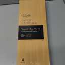 Viyffo 12 Inch Orange Taper Candles 4 Pack Unscented Smokeless Long Tall Tapered Candles for Candlesticks Sticks Wedding Home Decor Dinner