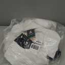 Yousify Womens Snow Suits Winter Ski Suit Onesie Outdoor Sports Waterproof Snowsuit Removable Faux Fur Collar Coat Jumpsuit (Medium, 13-white)