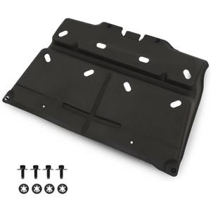 Splash Panel Shield Under Diaper Gas Motor Compatible with 2015-2020 Ford F150 with Gasoline Engine (Not Fit Raptor Model/Not Fit 3.0L Diesel) ML3Z-7222-D Black